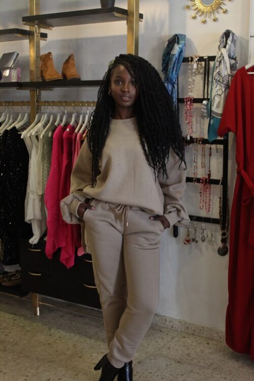 Camel tracksuit bottoms